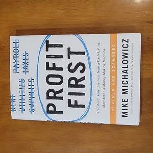 Profit First by Mike Michalowicz Hardcover Book